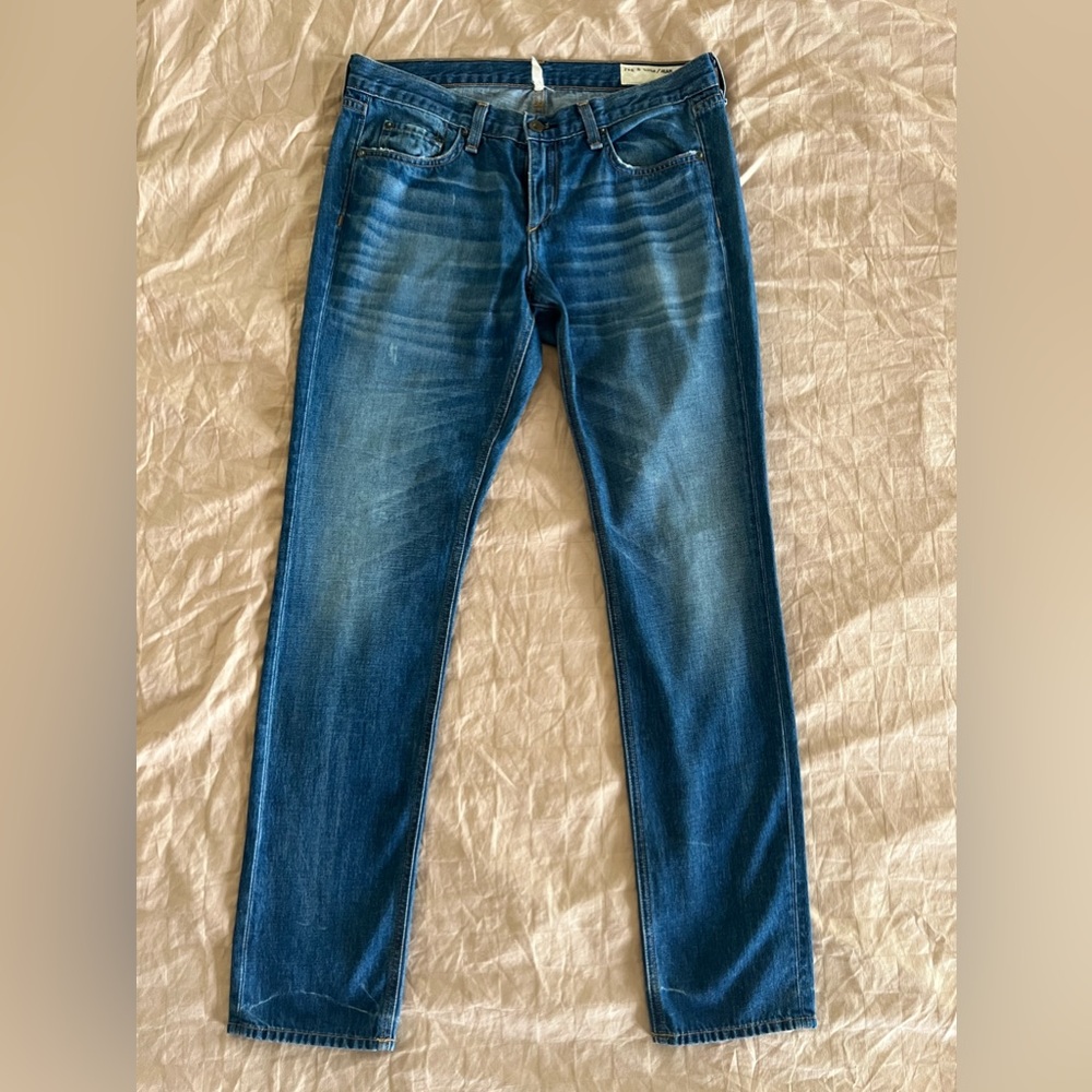 NWOT Rag & Bone Women’s Mid Rise Boyfriend Jeans Dre in Snoqualmie Size 27